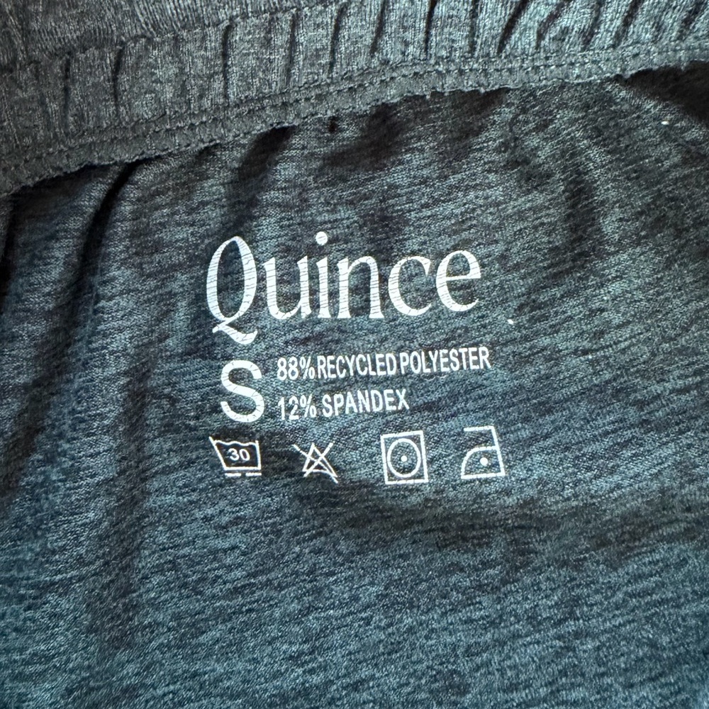 Quince Flowknit Boyfriend Joggers Heathered Green Size Small Athleisure Jogger - Picture 8 of 10